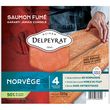 DELPEYRAT Saumon fumé de Norvège 4 tranches 120g