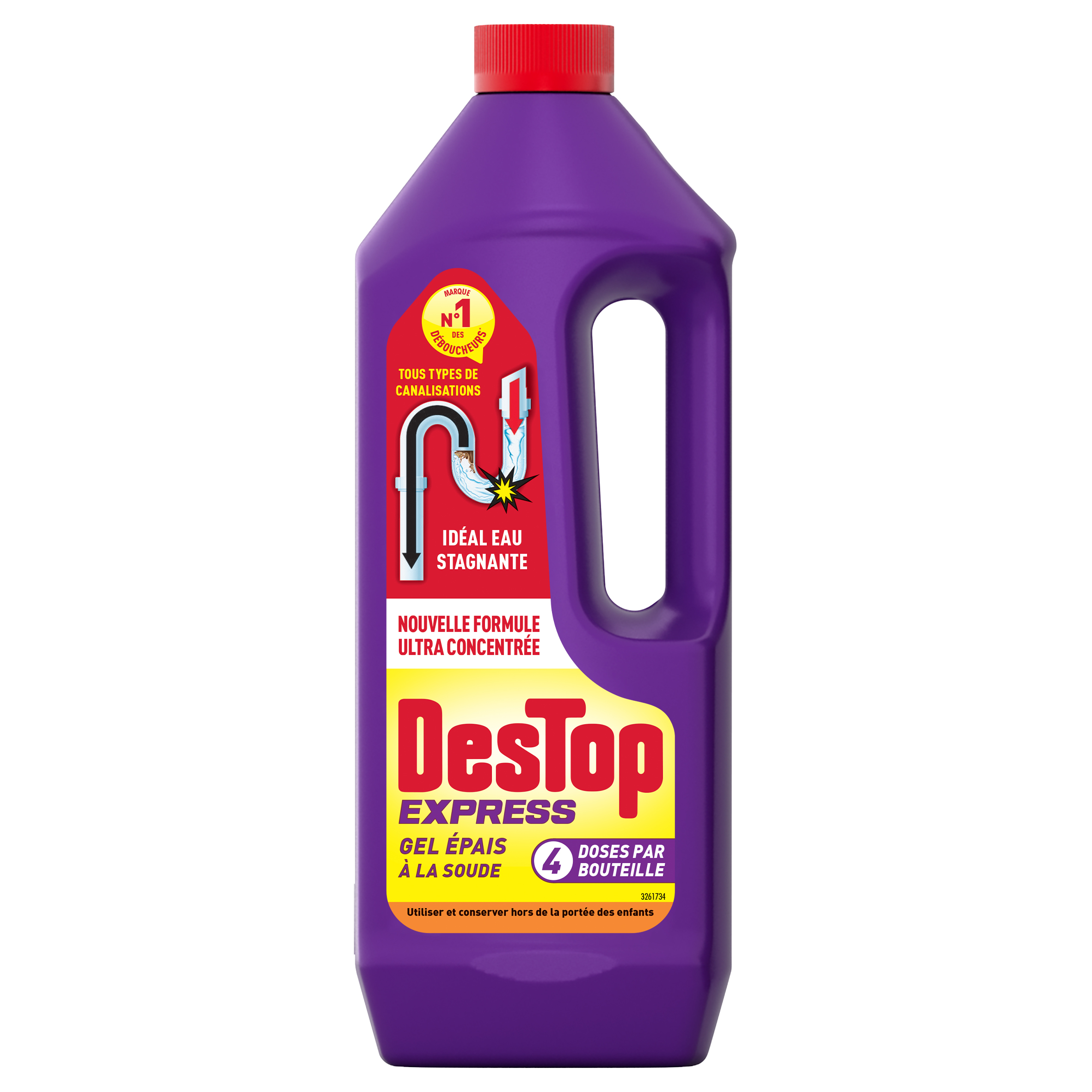 Déboucheur canalisations Destop gel 500ml