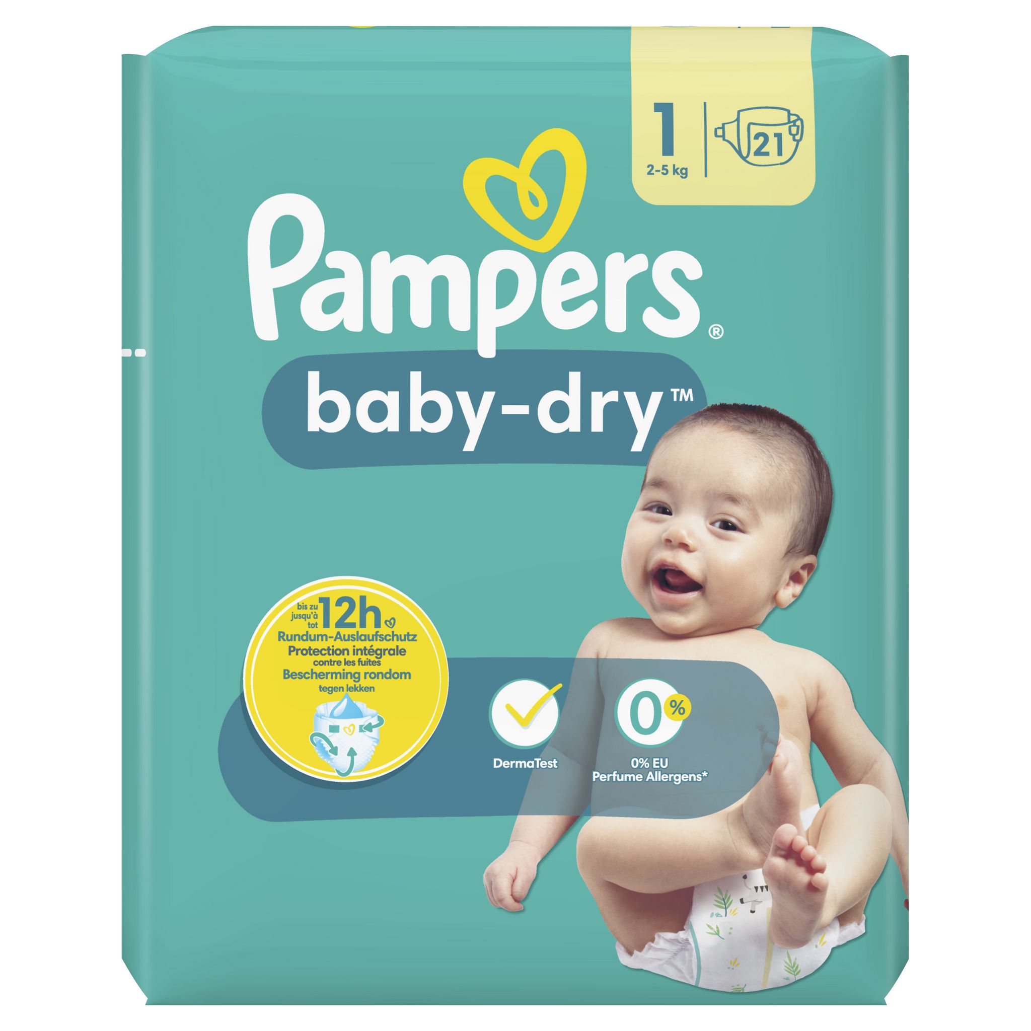 Couches Pampers Premium Protection Taille 1 - 24 couches - 2 kg à