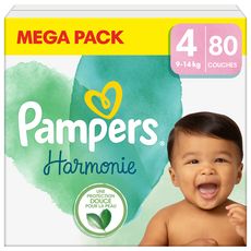 Pampers Harmonie 28 Couches Taille 4 ( 9 - 14kg )