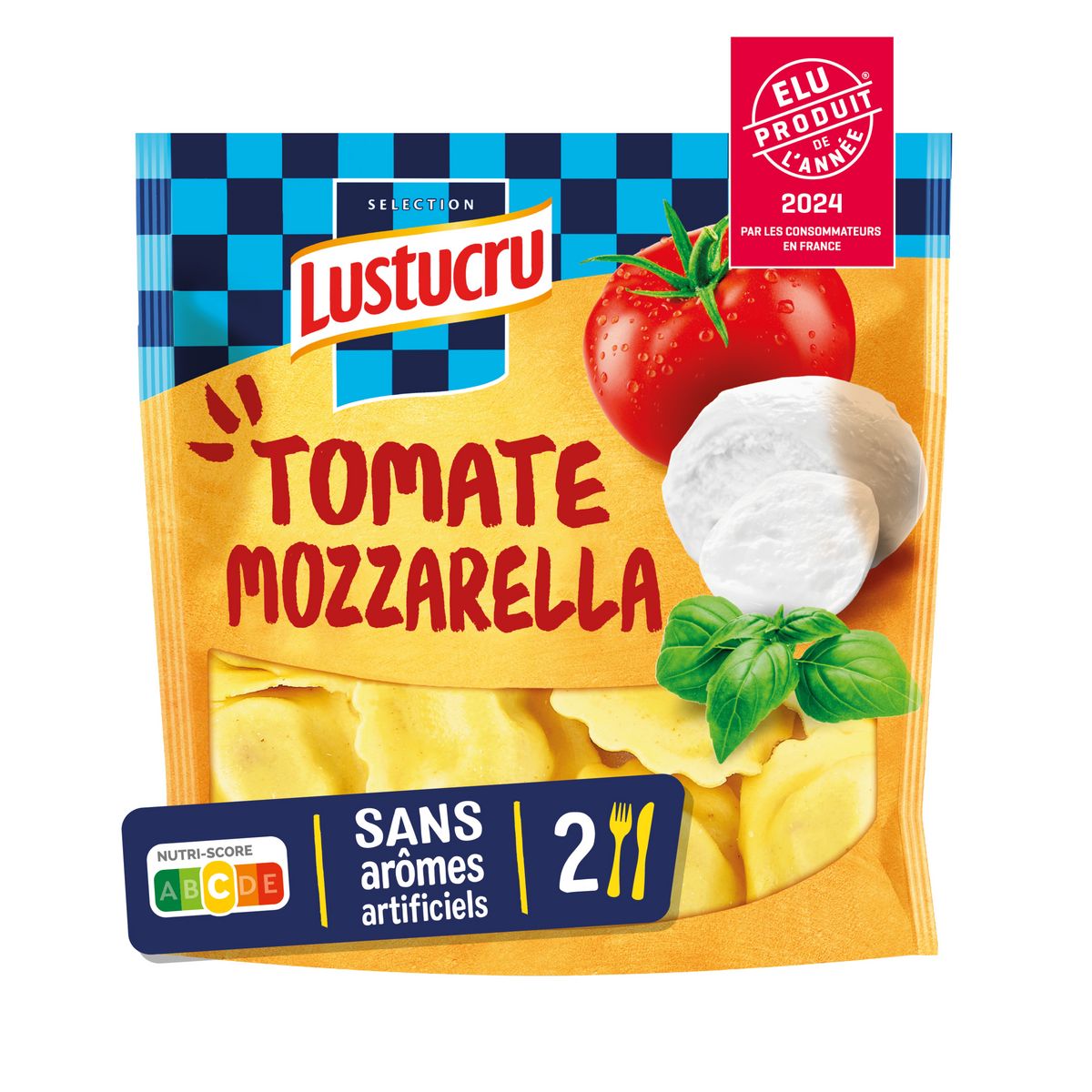 LUSTUCRU Girasoli tomate mozarella 2 portions 250g