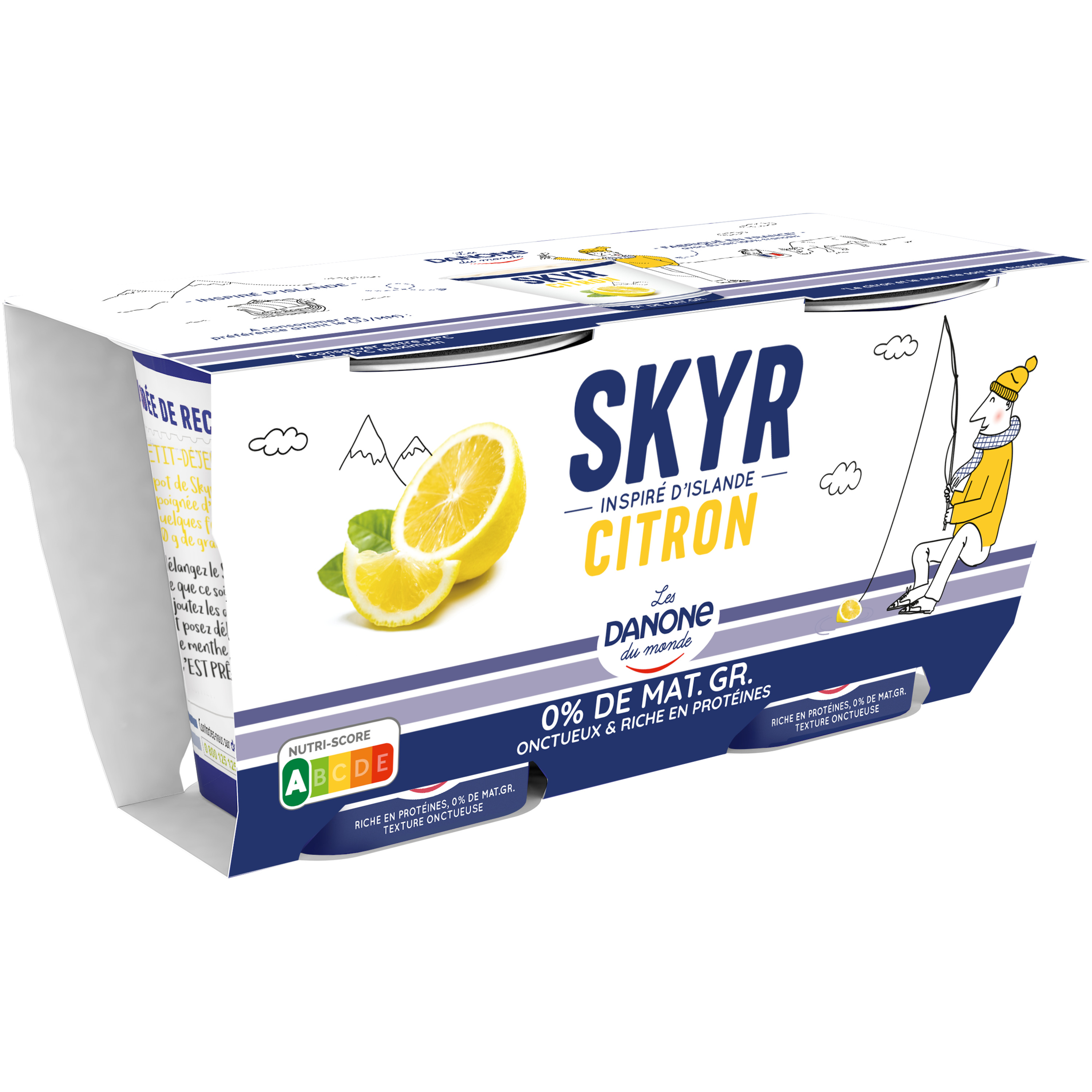 Livraison à domicile Promotion Yoplait Skyr Citron 0%, 4x100g