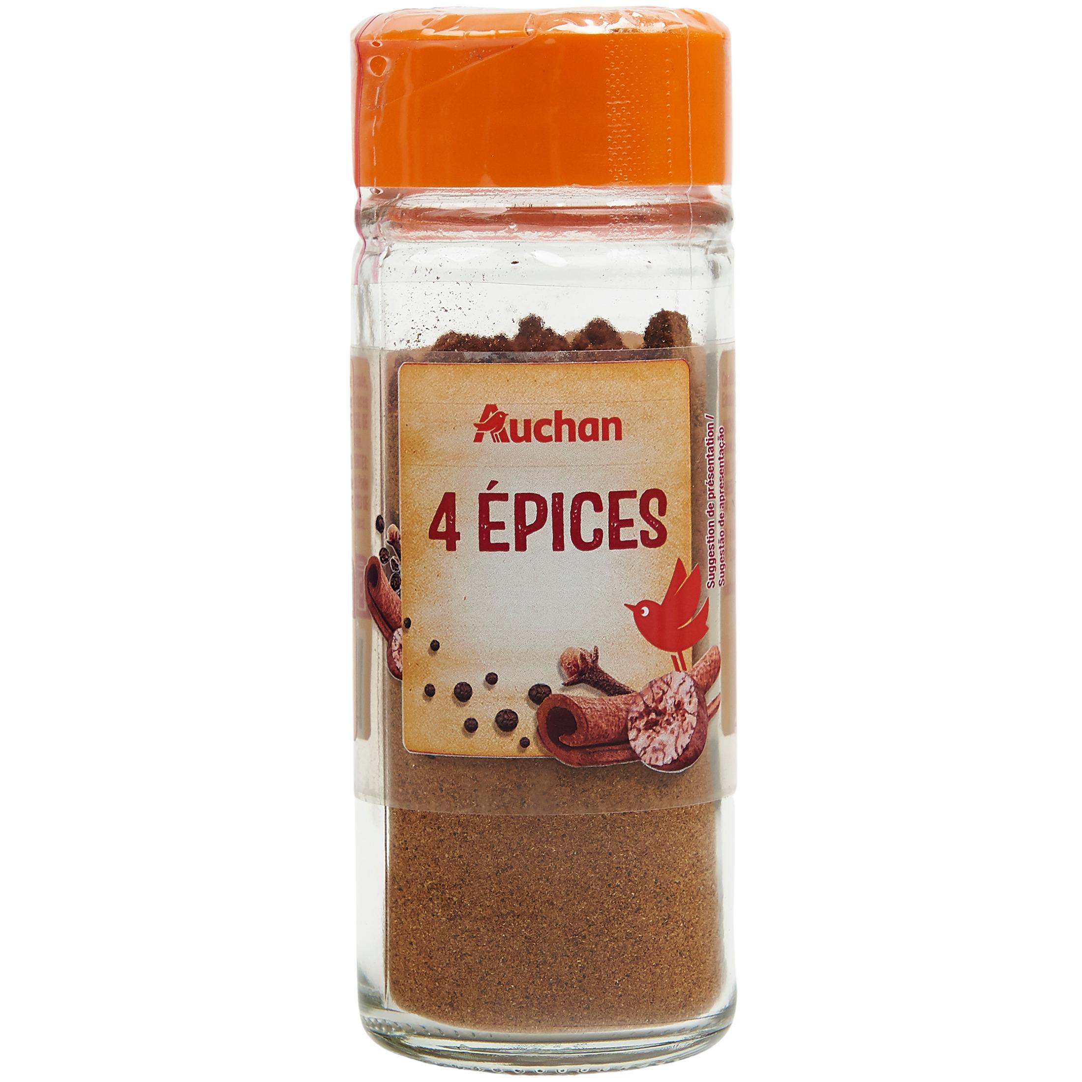 AUCHAN 4 épices 35g pas cher 