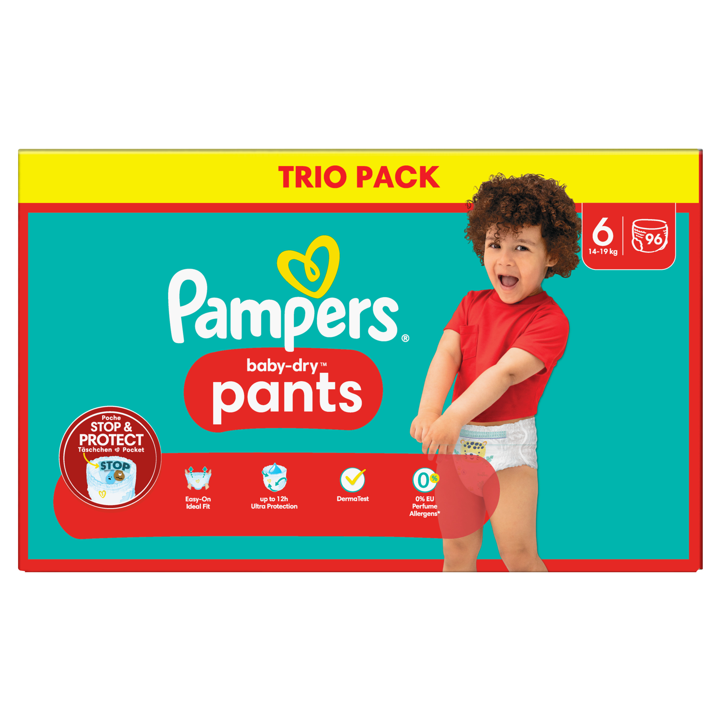 Pampers Harmonie Nappy Pants Taille 6 +15kg 18 pièces