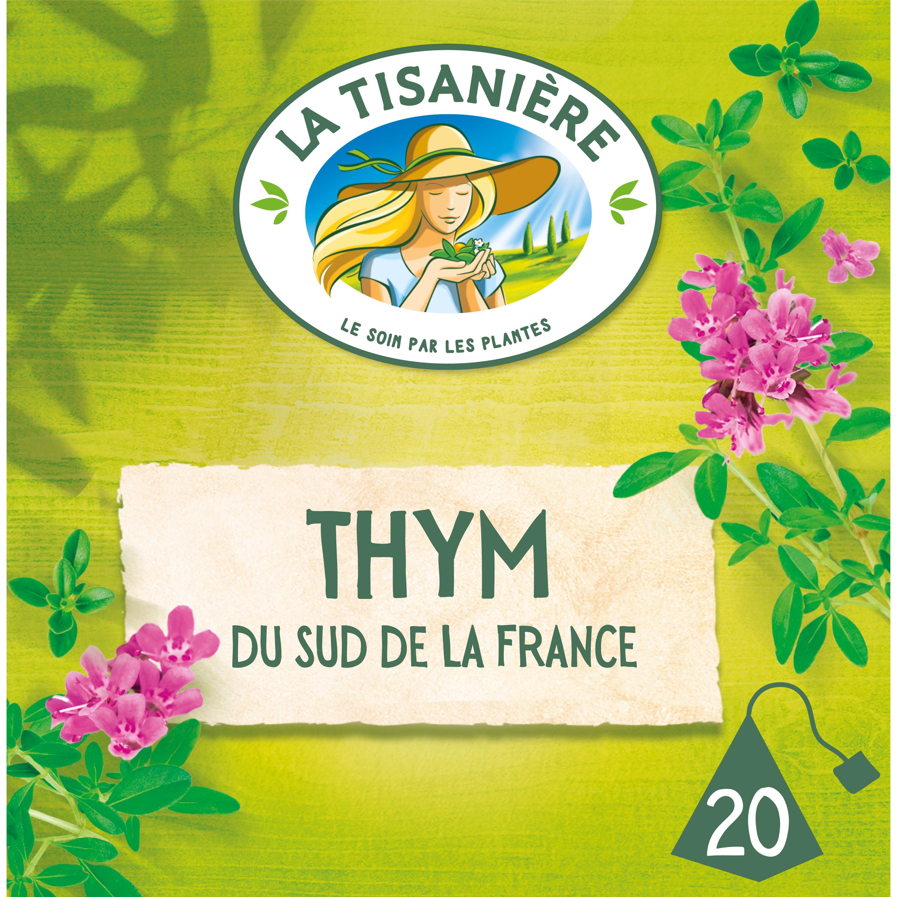 AUCHAN BIO Infusion thym 20 sachets 26g pas cher 