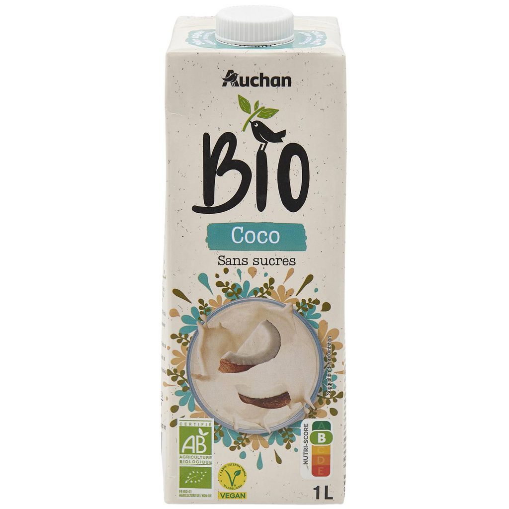 Eau de coco - Auchan Bio