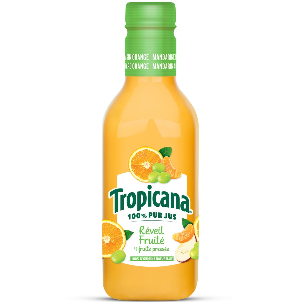 TROPICANA Réveil fruité jus de 4 fruits pressés 90cl pas cher - Auchan.fr