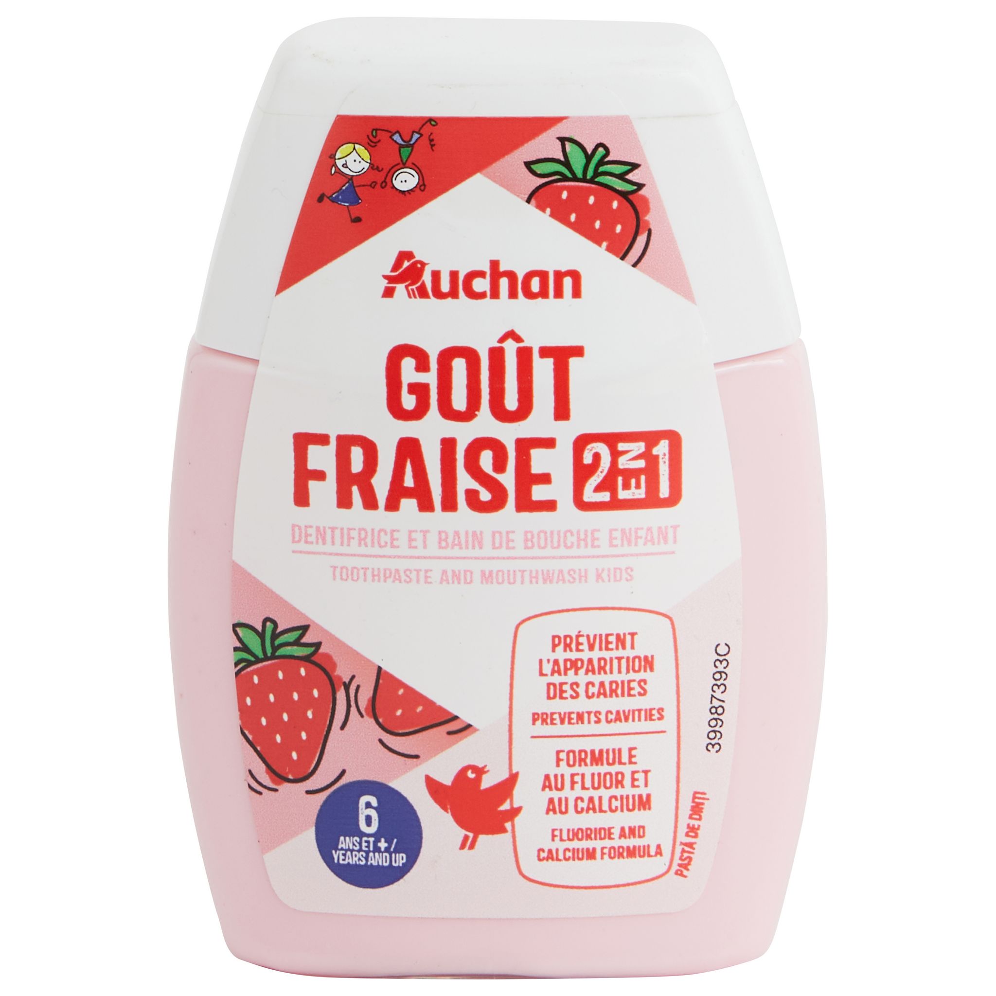 SIGNAL Dentifrice enfant 3-6 ans à la fraise 50ml pas cher 