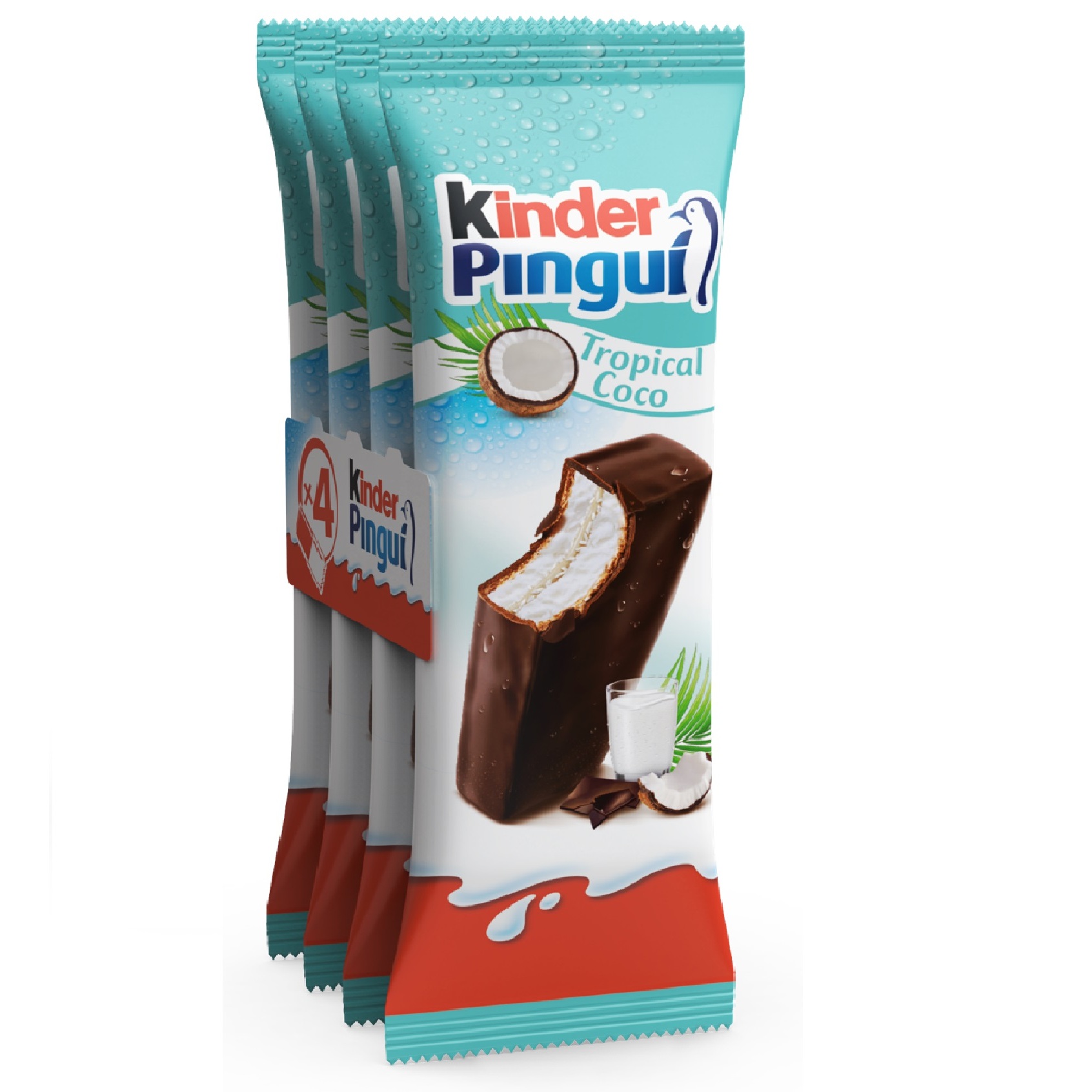 KINDER Chocofresh Chocolat supérieur au lait fourré lait et noisette 5x20g  pas cher 