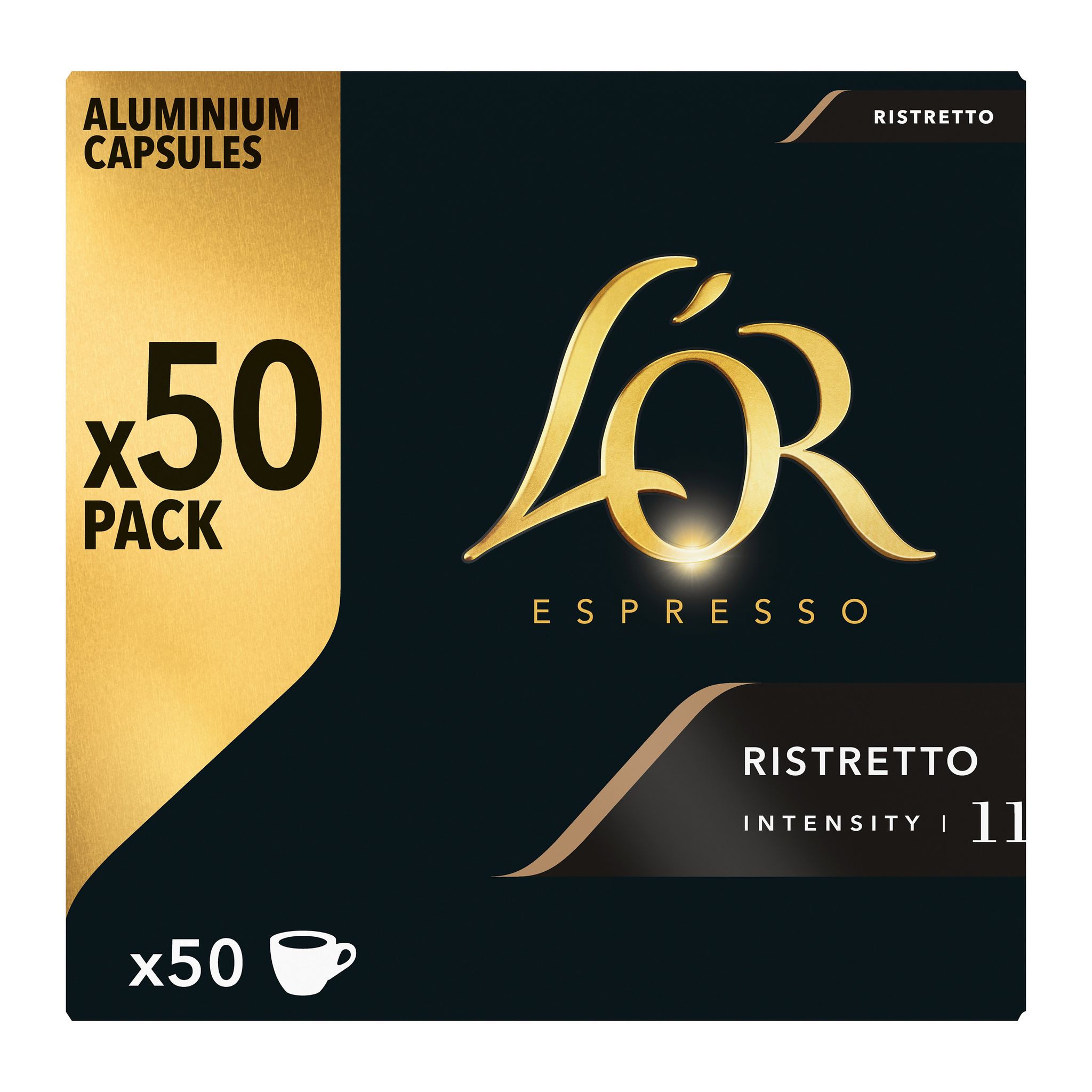 L'Or Espresso Café 10 Capsules Ristretto Intensité 11 compatibles Nespresso  - L'or