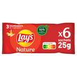 LAY'S Chips nature 6x25g