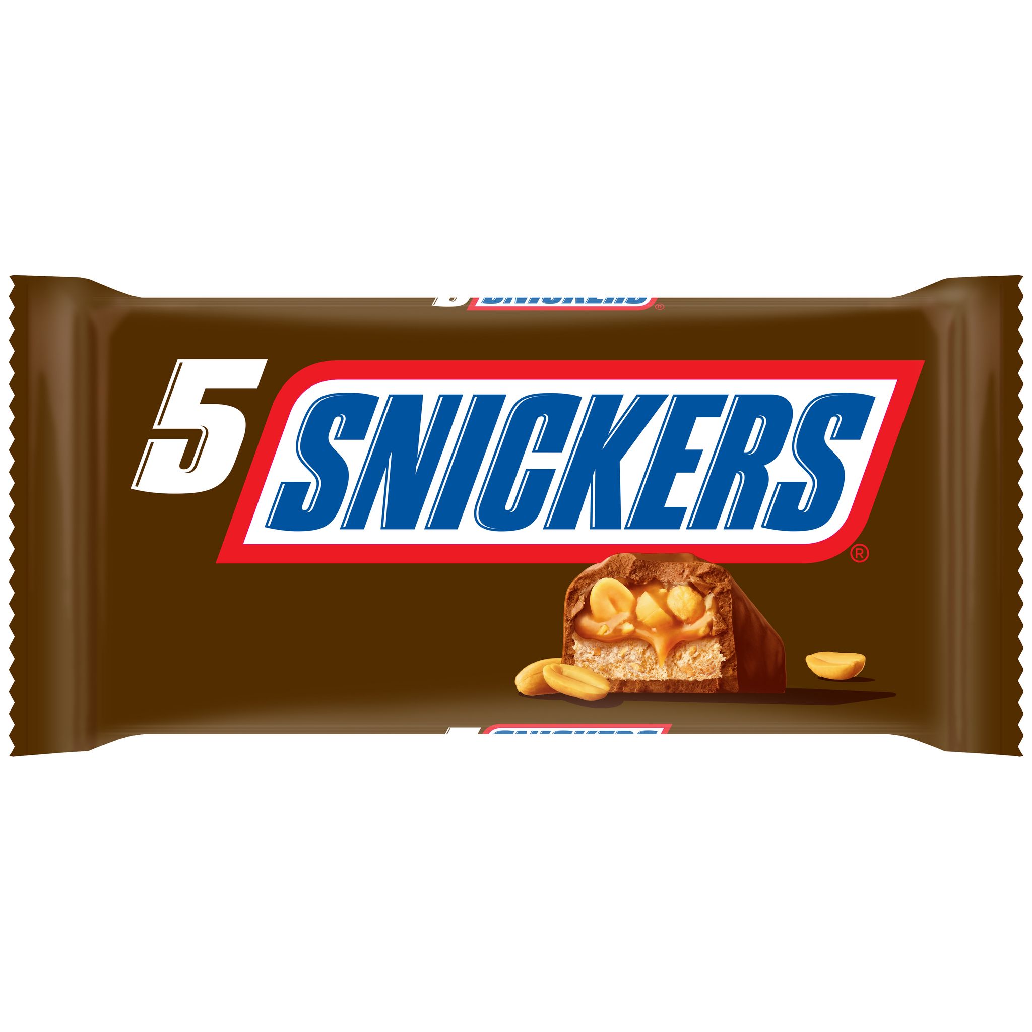 SNICKERS barre chocolat, caramel et cacahuètes - Multipack 6x50g