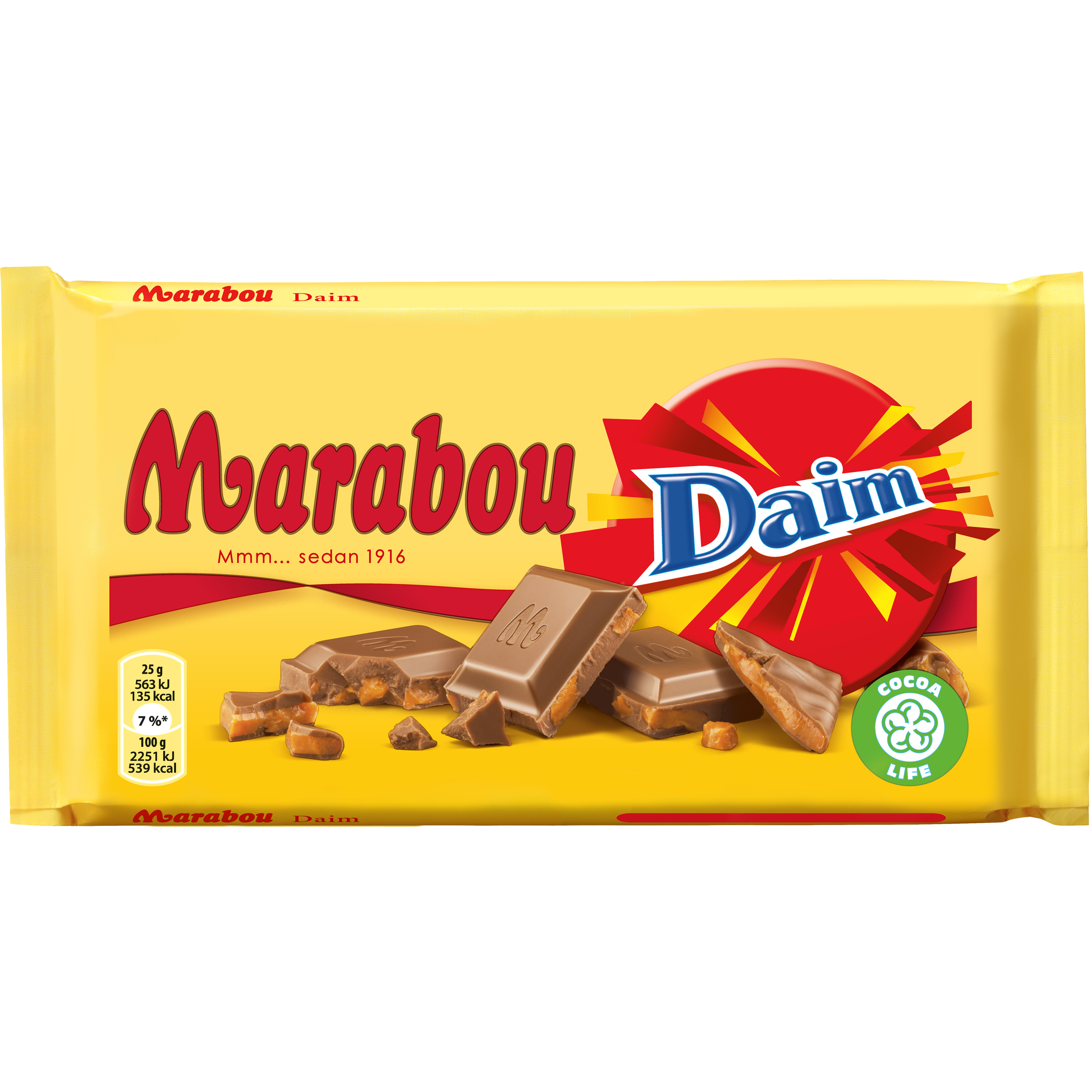 MARABOU Tablette de chocolat Daim 250g pas cher 