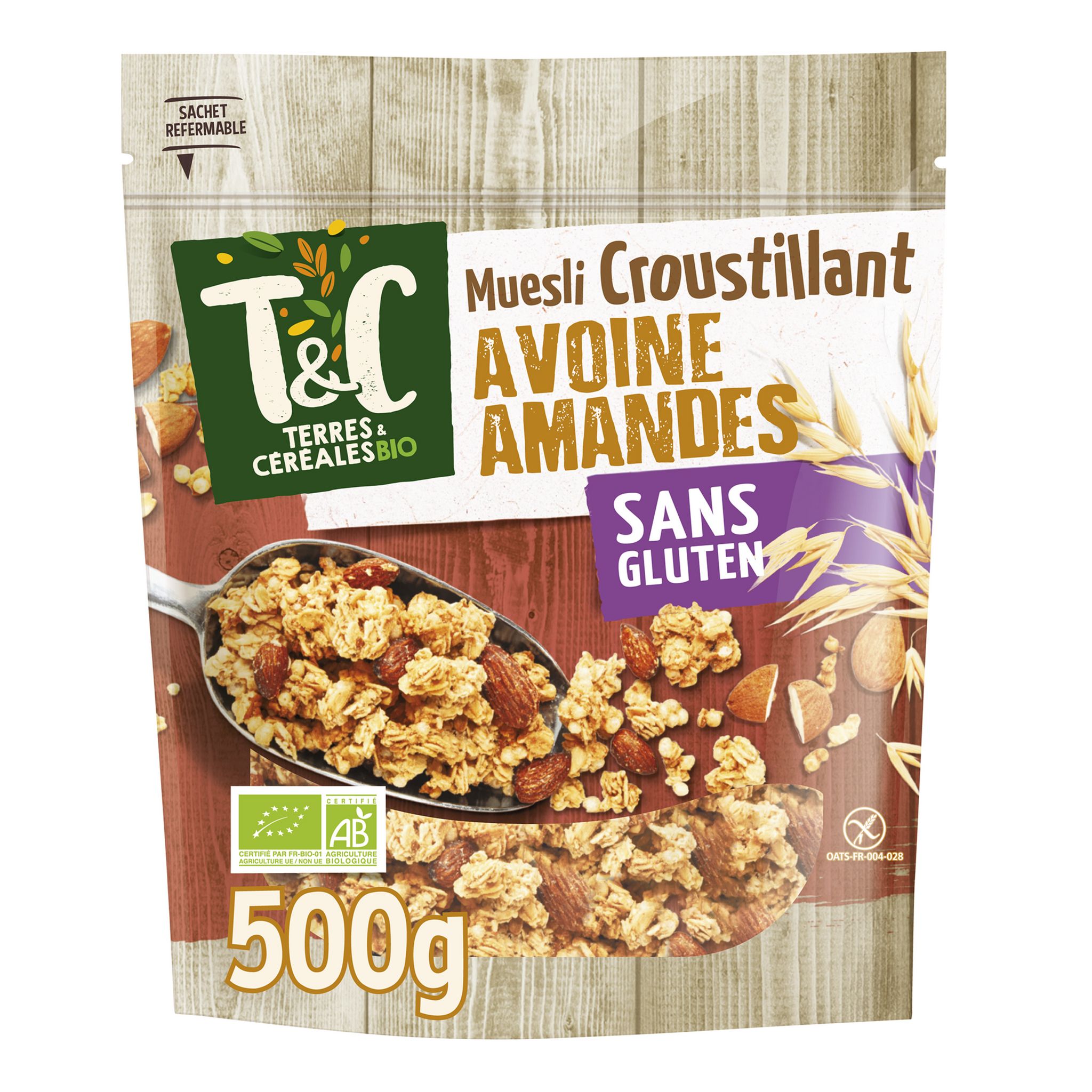 Muesli Choco Sans Gluten 500G Bio 