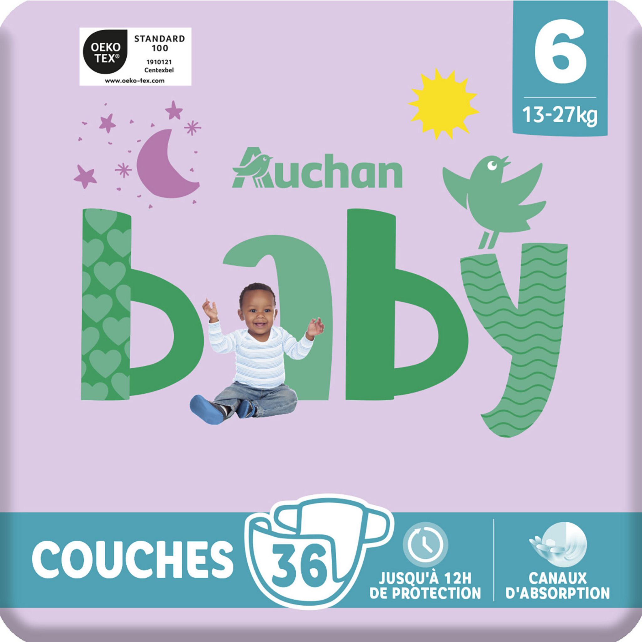 Abonnement couches écologiques bébé T6