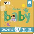 AUCHAN BABY Culotte pour bébé taille 6 (15-19kg) 18 pièces