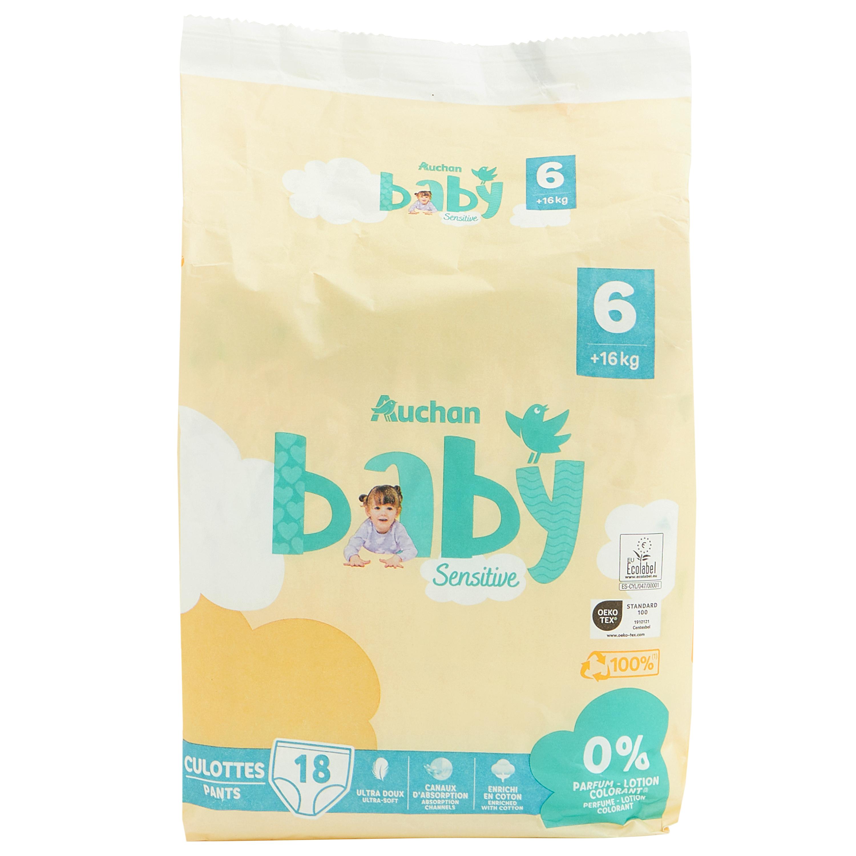 Couches-culottes Pampers Premium Care 15 + kg, taille 6, 18 pièces