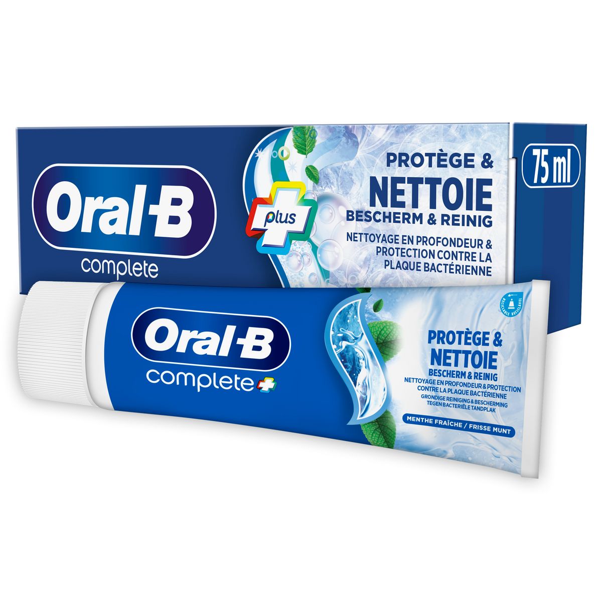 ORAL-B Plus Complete Dentifrice menthe fraîche 75ml