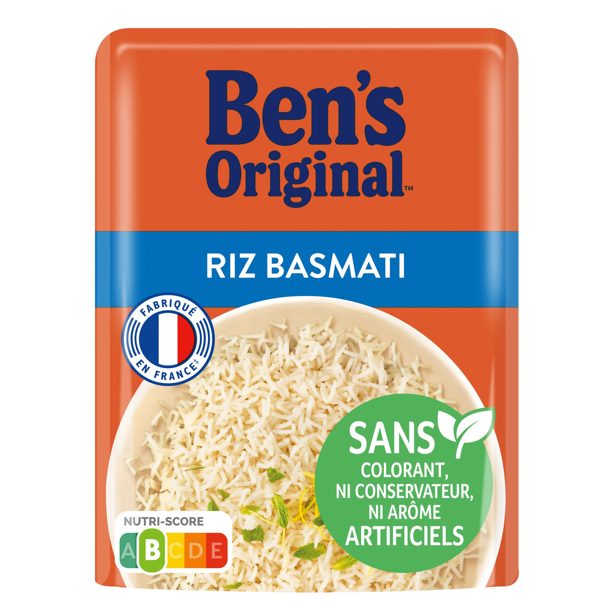 Ben's Original, Riz, Précuit, Méditérranéen, 2 min