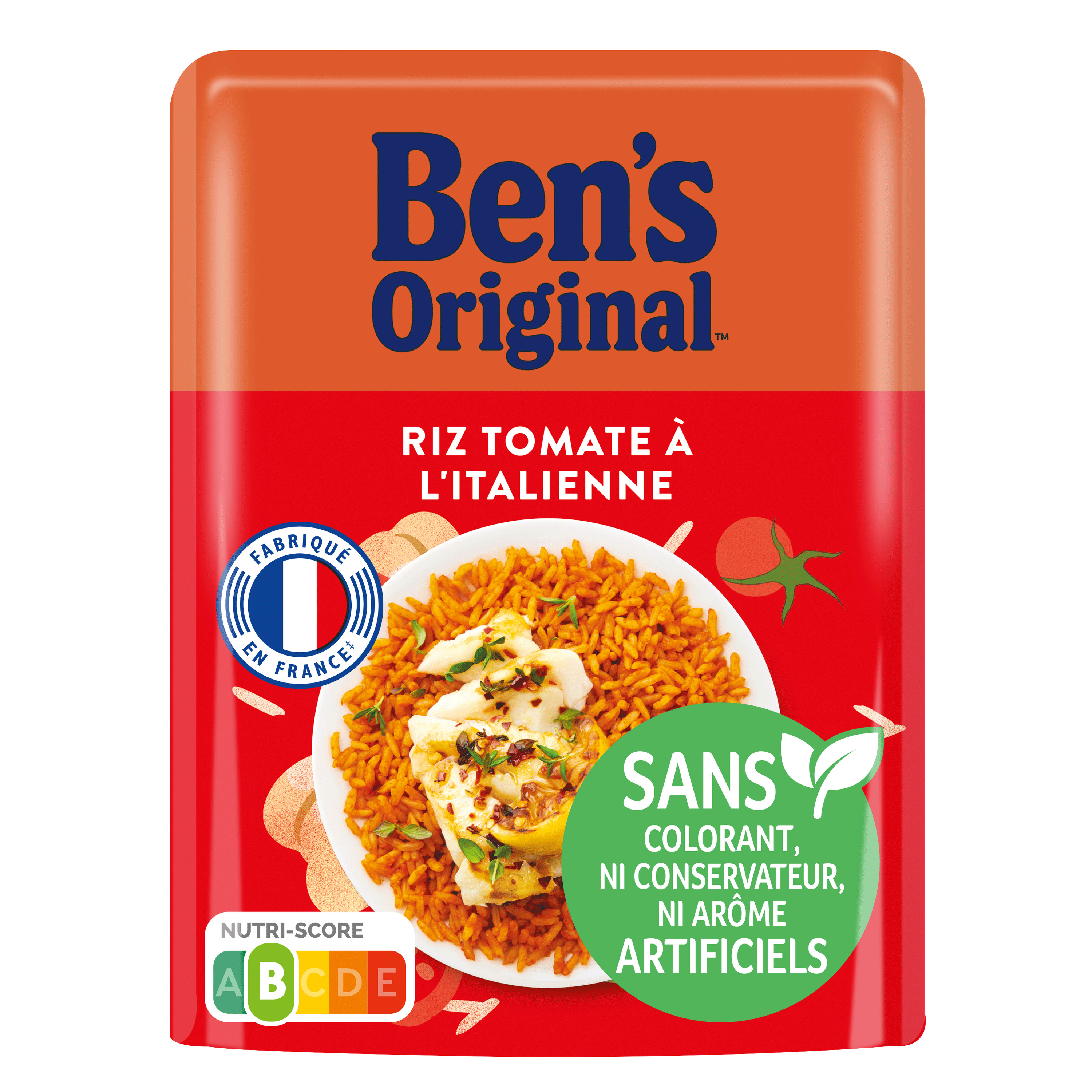 Ben's Original, Riz, Précuit, Méditérranéen, 2 min