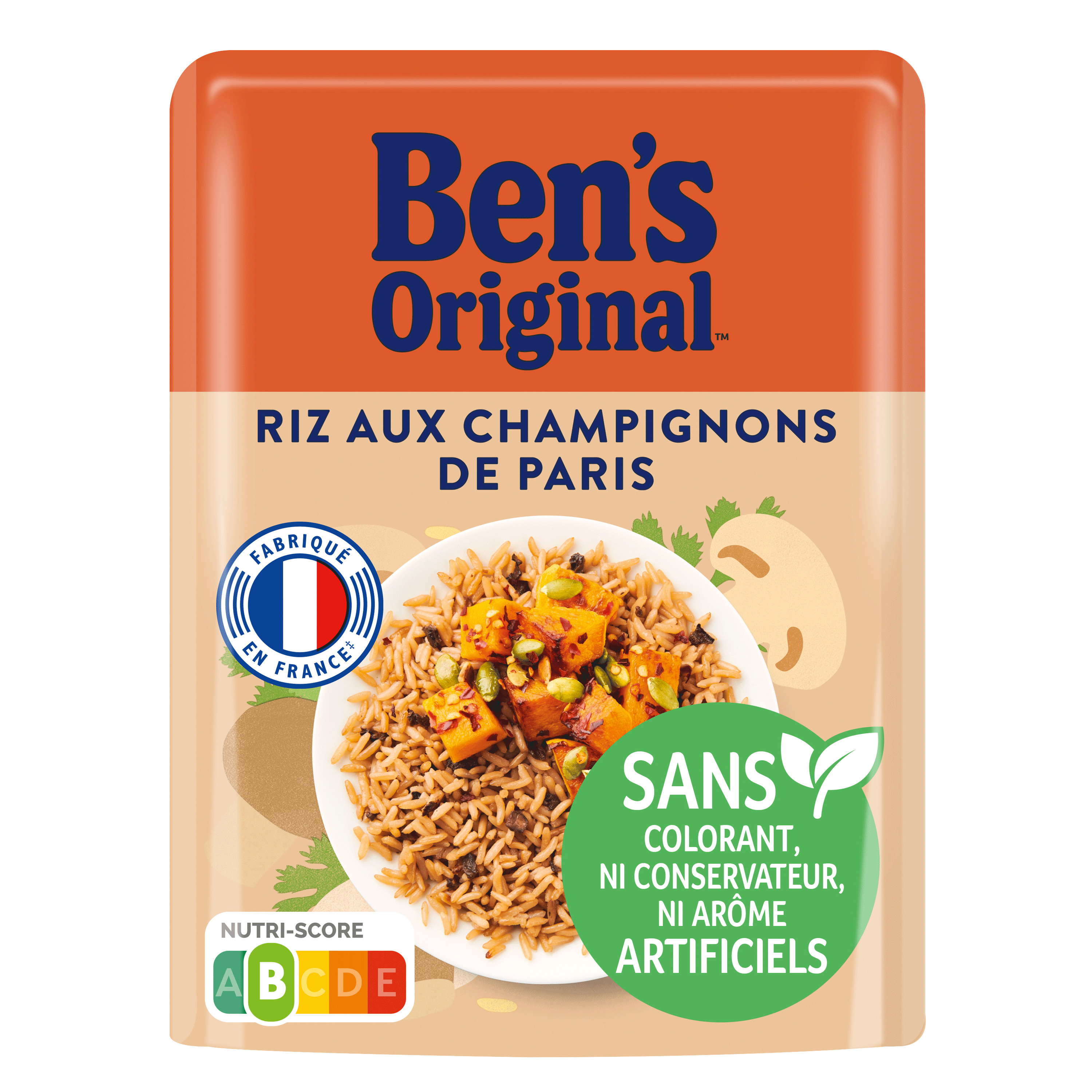 BEN'S ORIGINAL Riz basmati sans colorant ni conservateur 250g pas cher 