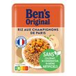 BEN'S ORIGINAL Riz aux champignons de Paris prêt en 2 min 220g