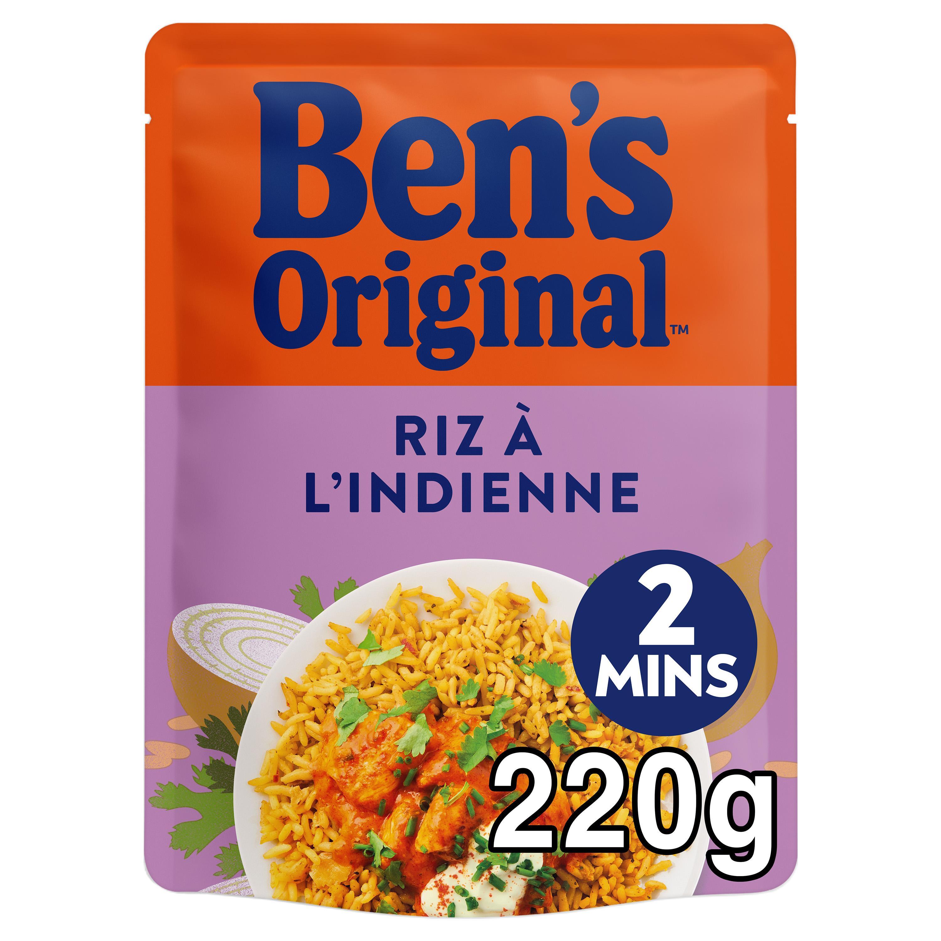 BEN'S ORIGINAL Riz citron romarin sachet recyclable prêt en 2 min 1  personne 250g pas cher 