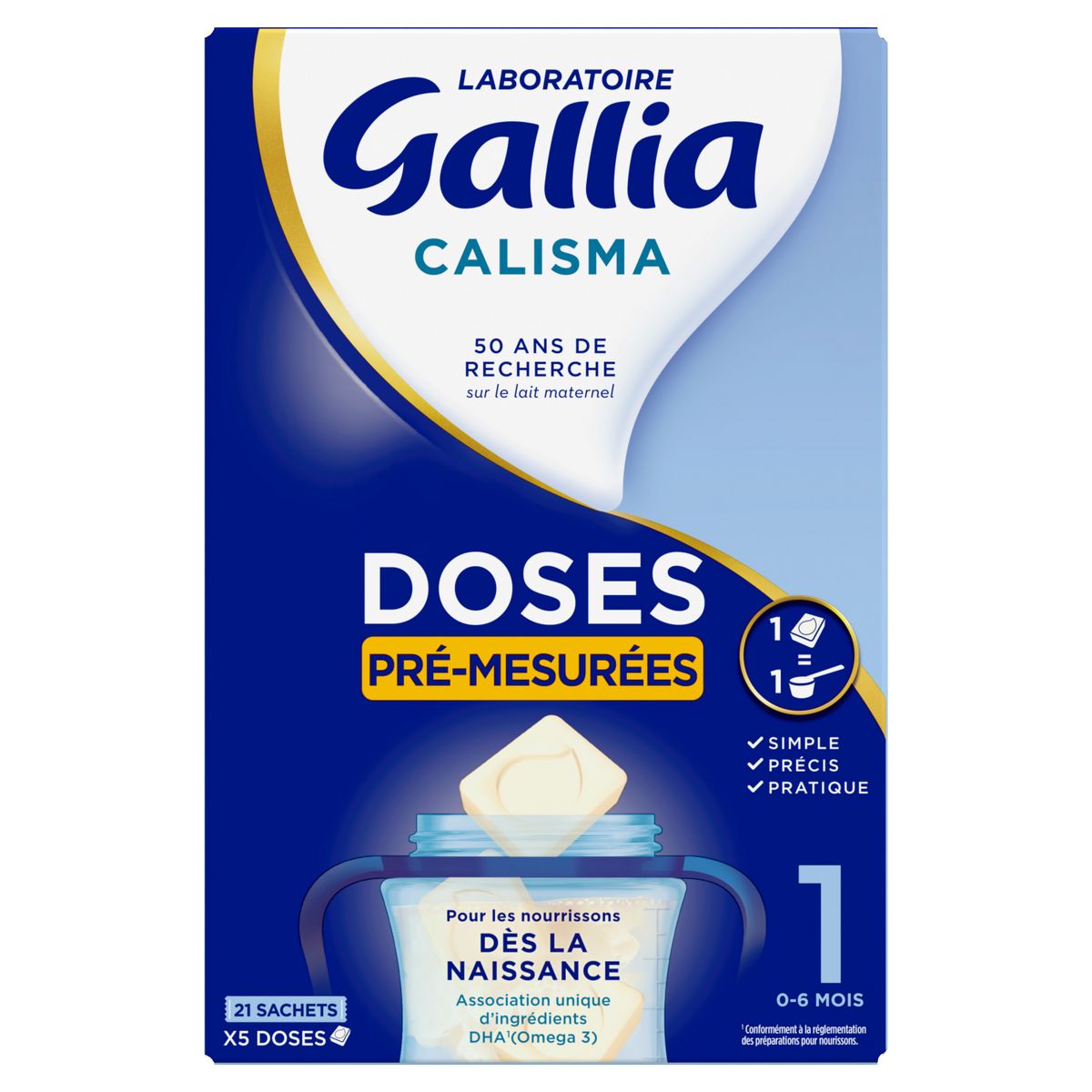 GALLIA Calisma pocket 1 lait 1er âge en tablettes dès la naissance