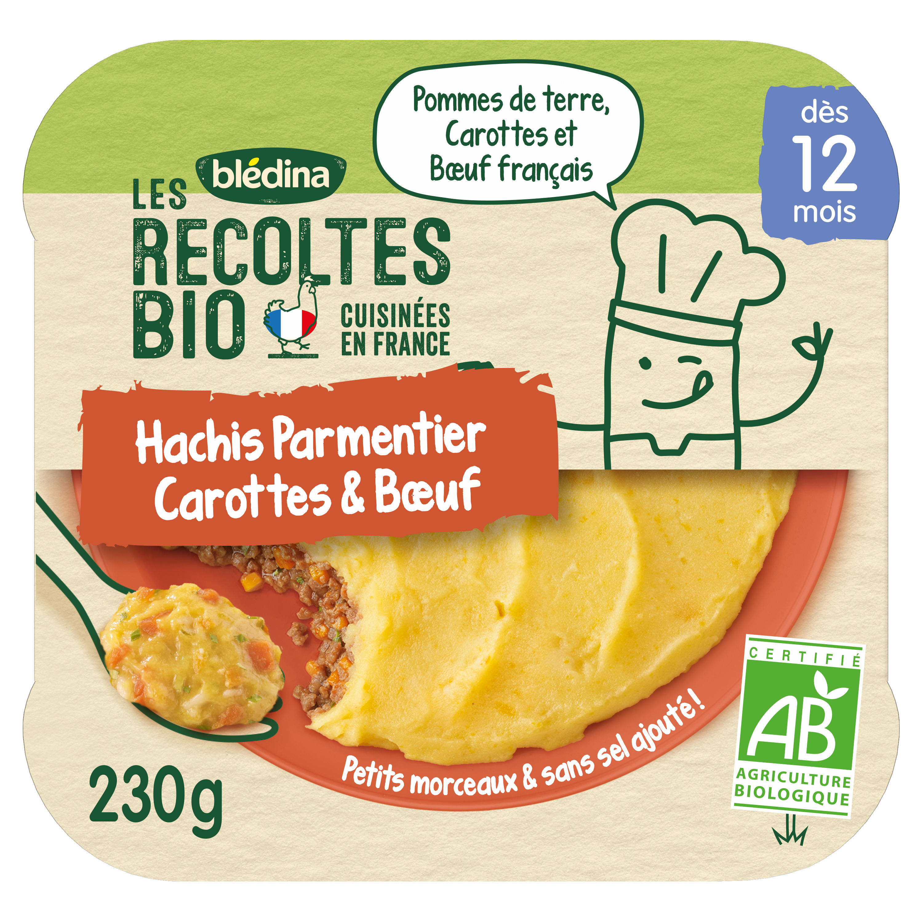 Blédichef Hachis parmentier - Repas Bébé dès 12 mois