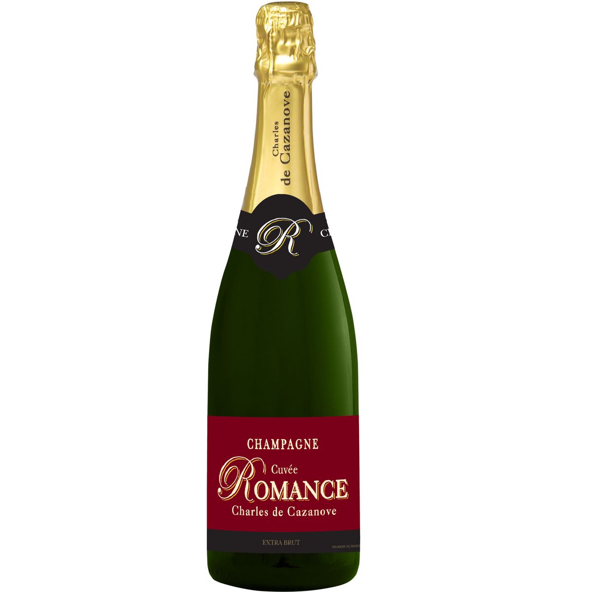 CHARLES DE CAZANOVE AOP Champagne cuvée Romance extra brut 75cl