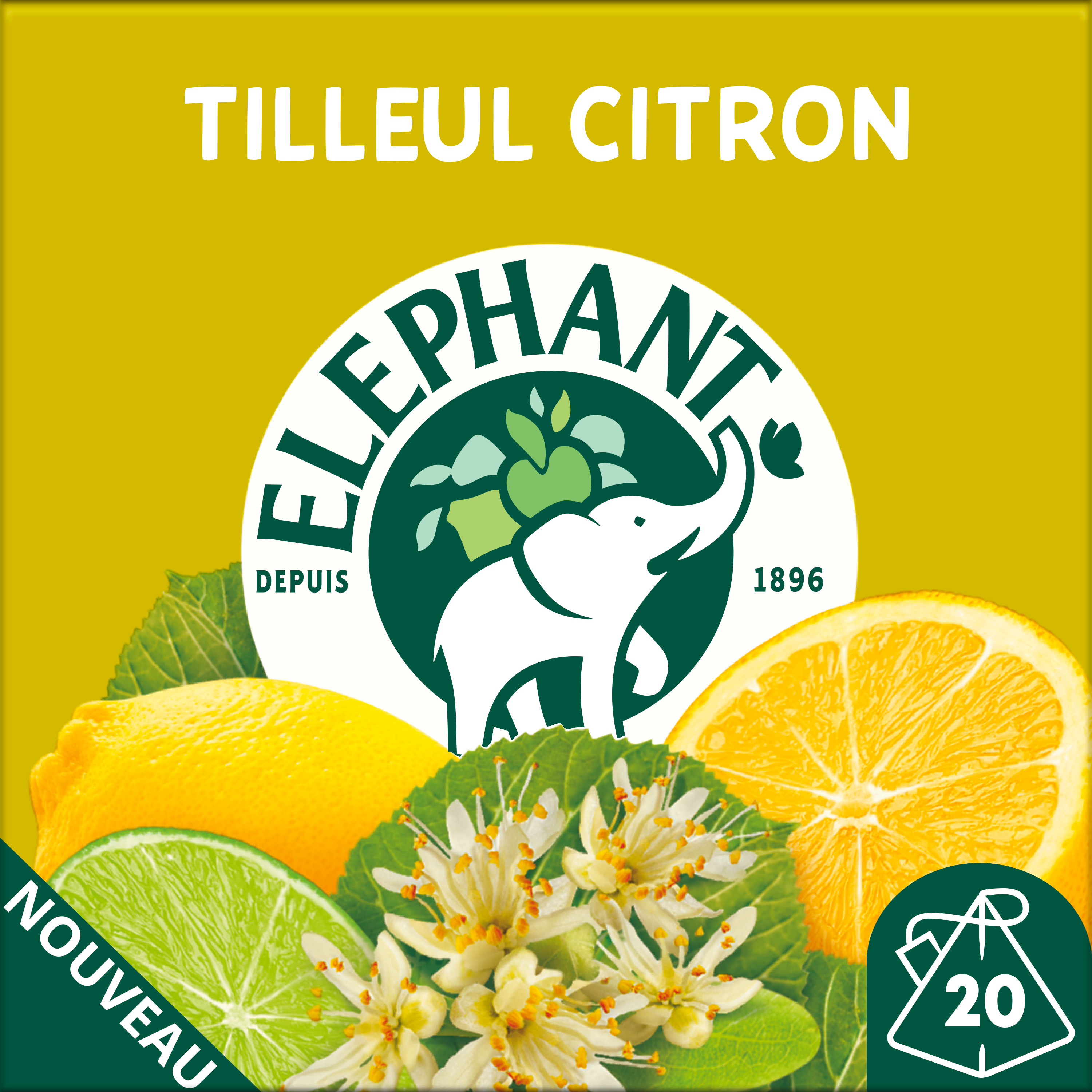 TWININGS Thé vert menthe et citron vert 20 sachets 30g pas cher 