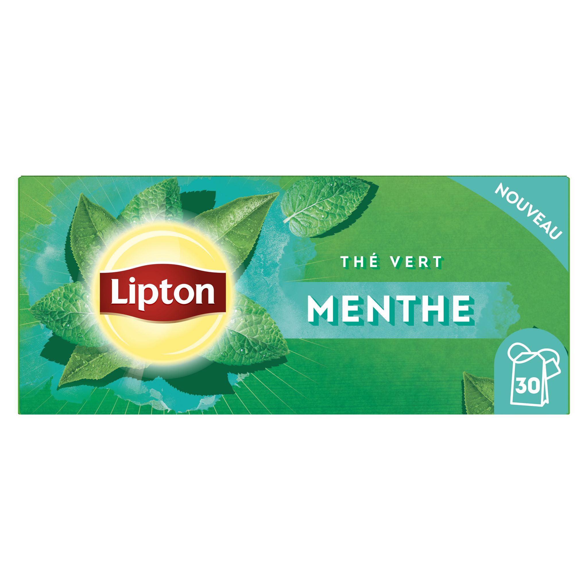 The vert a la menthe 20 dosettes souples auchan 50g - Tous les