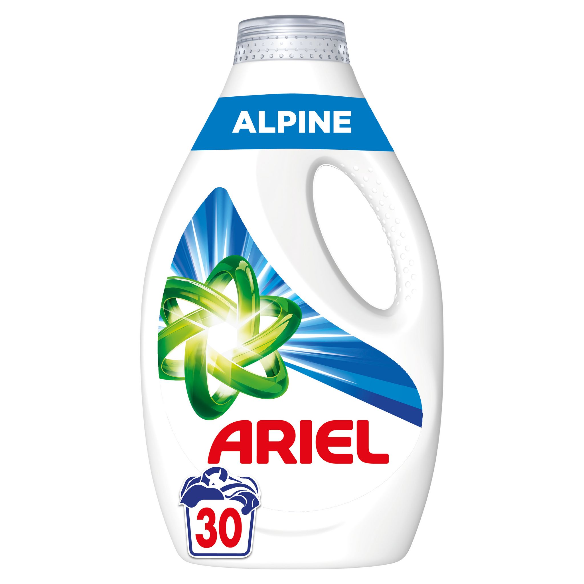 ARIEL Power Lessive liquide alpine 58 lavages 2.9l pas cher 