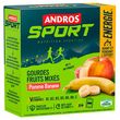 ANDROS Sport gourdes pomme banane 4 gourdes 4x90g
