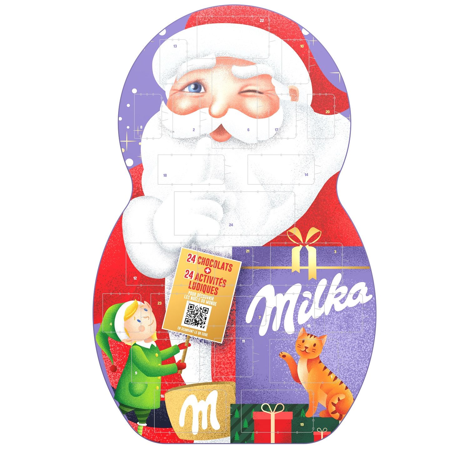 Jusqu'à -50% sur les chocolats de Noël (Kinder, Milka, Suchard