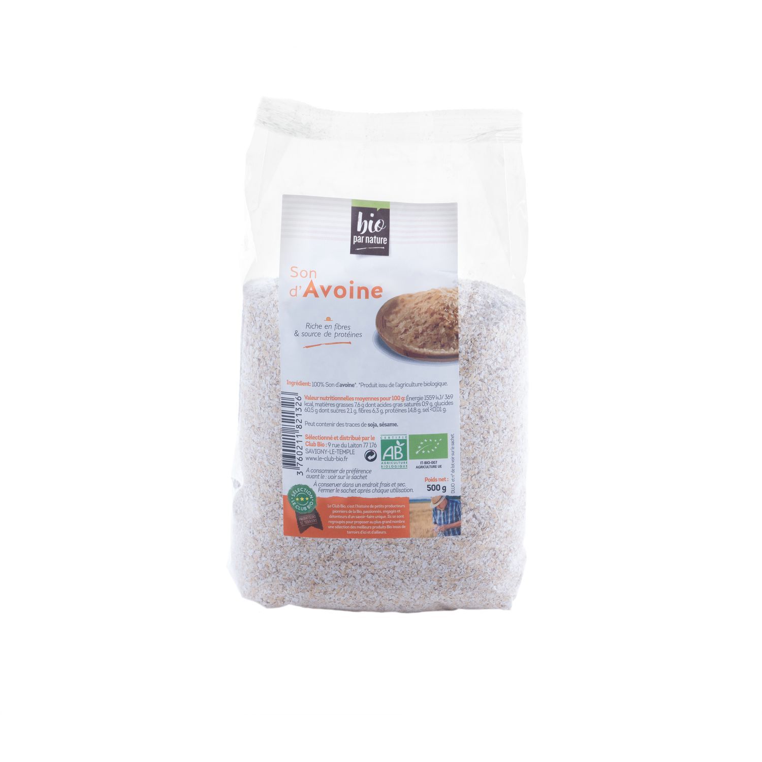 Son d'avoine BIO 500g