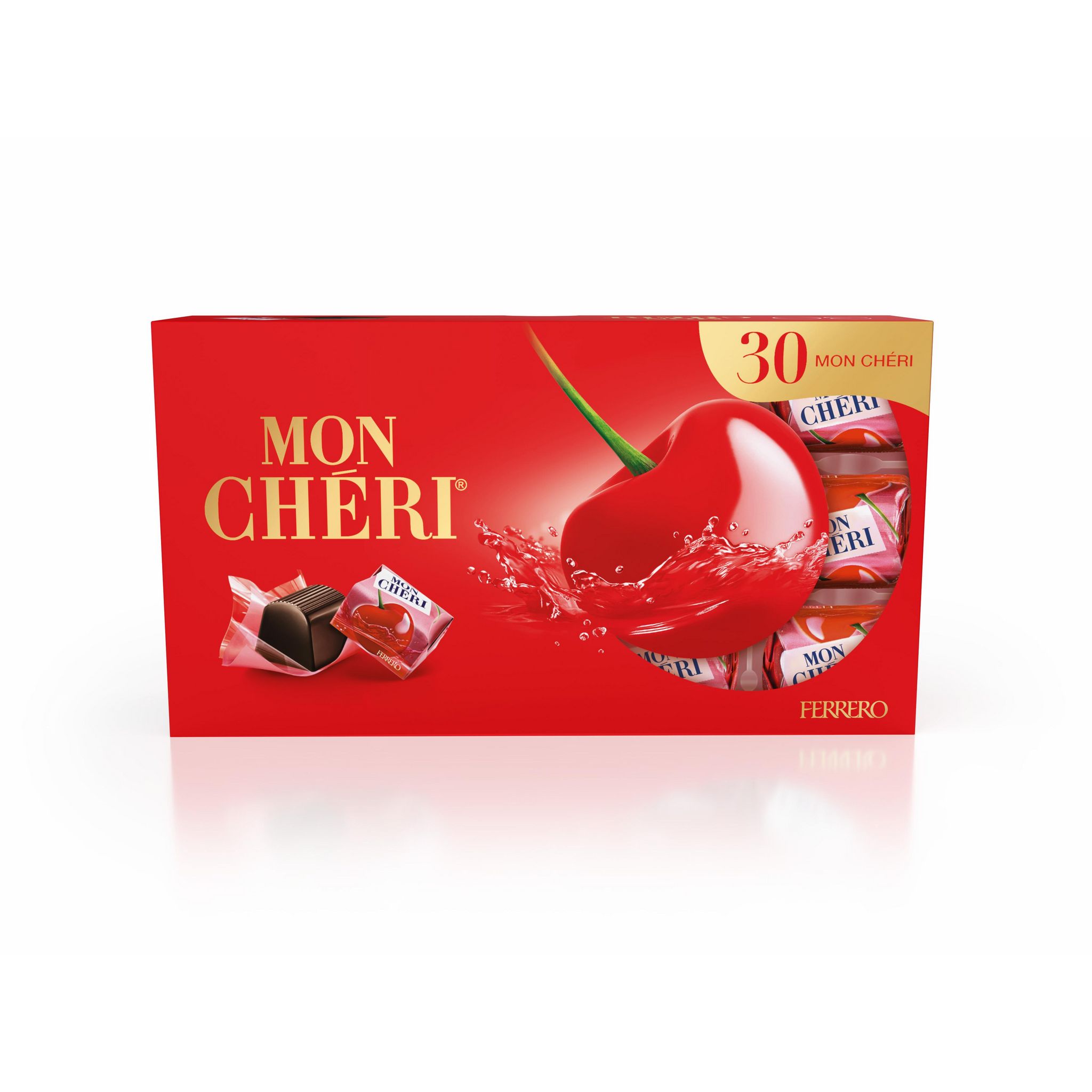 Coffret Cadeau de Noël avec Ferrero Mon Chéri (avec 3 pièces) : :  Epicerie