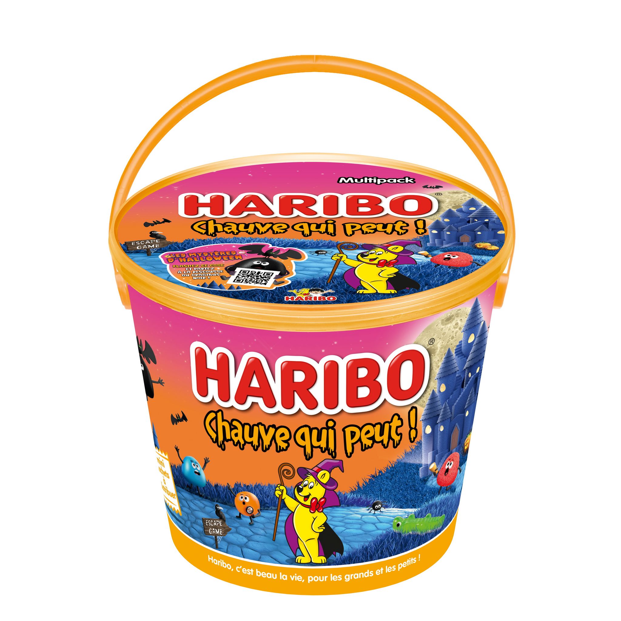 Haribo Chauve Qui Peut! Seau de 1Kg 