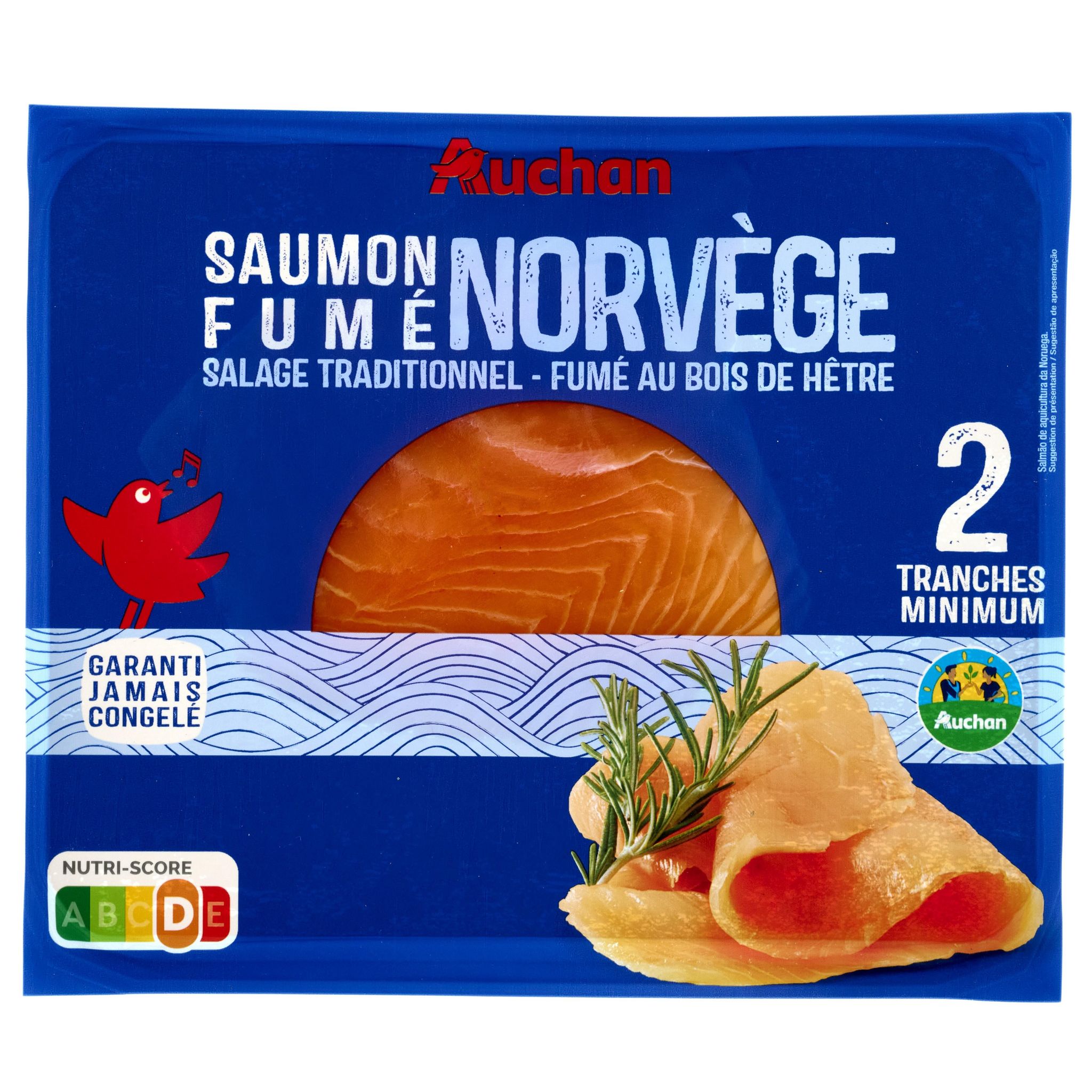 AUCHAN Tarama au saumon fumé tartinables 100g pas cher 