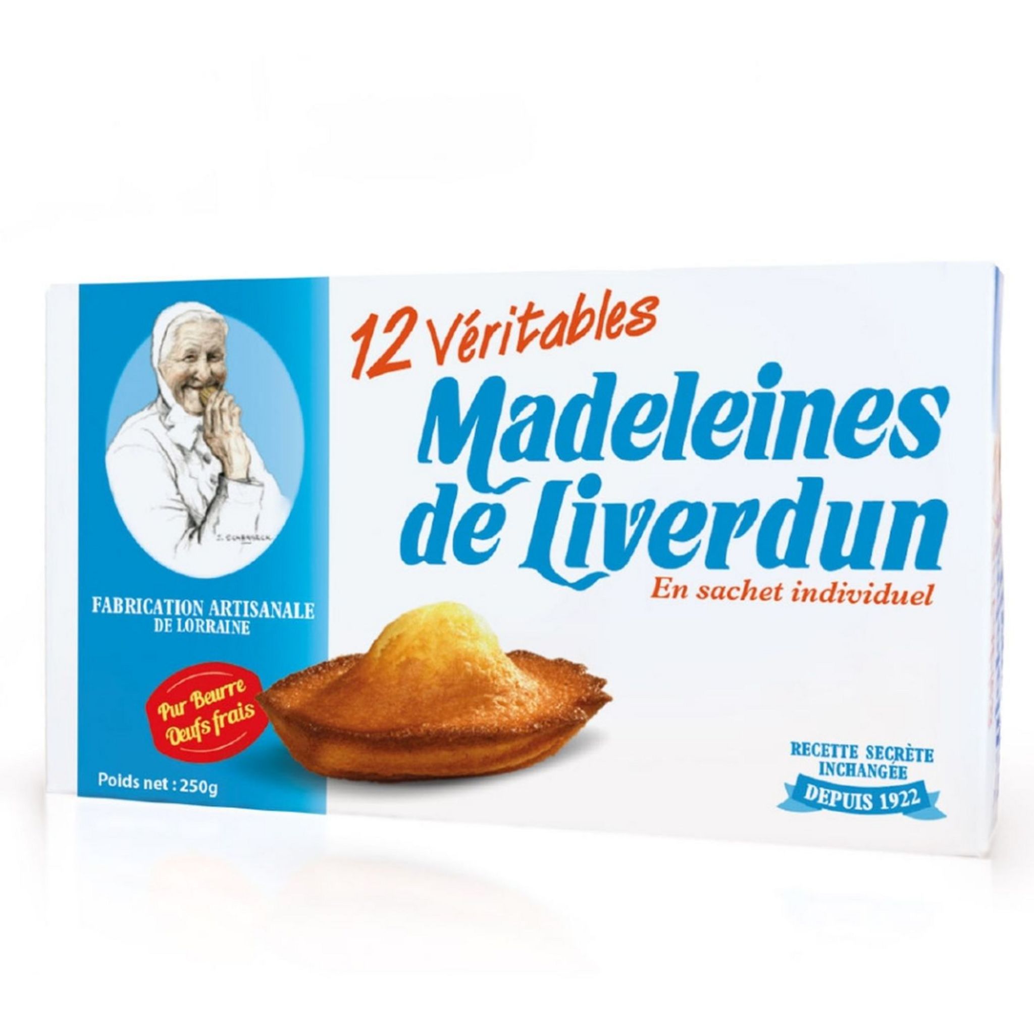 Sachet de Madeleines Ker cadelac - chocolat ou nature, 412g