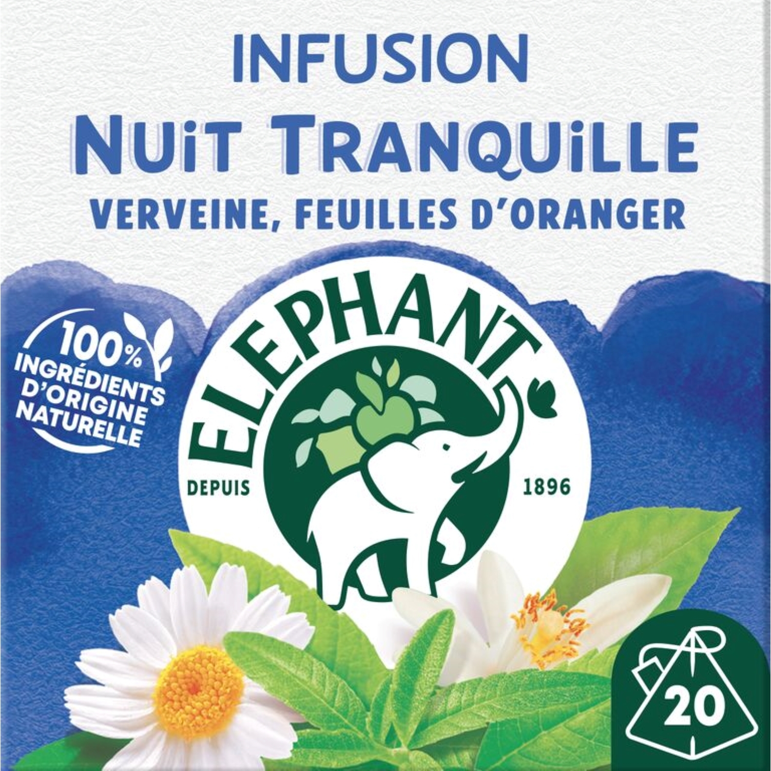 Infusion verveine tilleul camomille Nuit Tranquille ELEPHANT - Arshprix –  ARSHPRIX