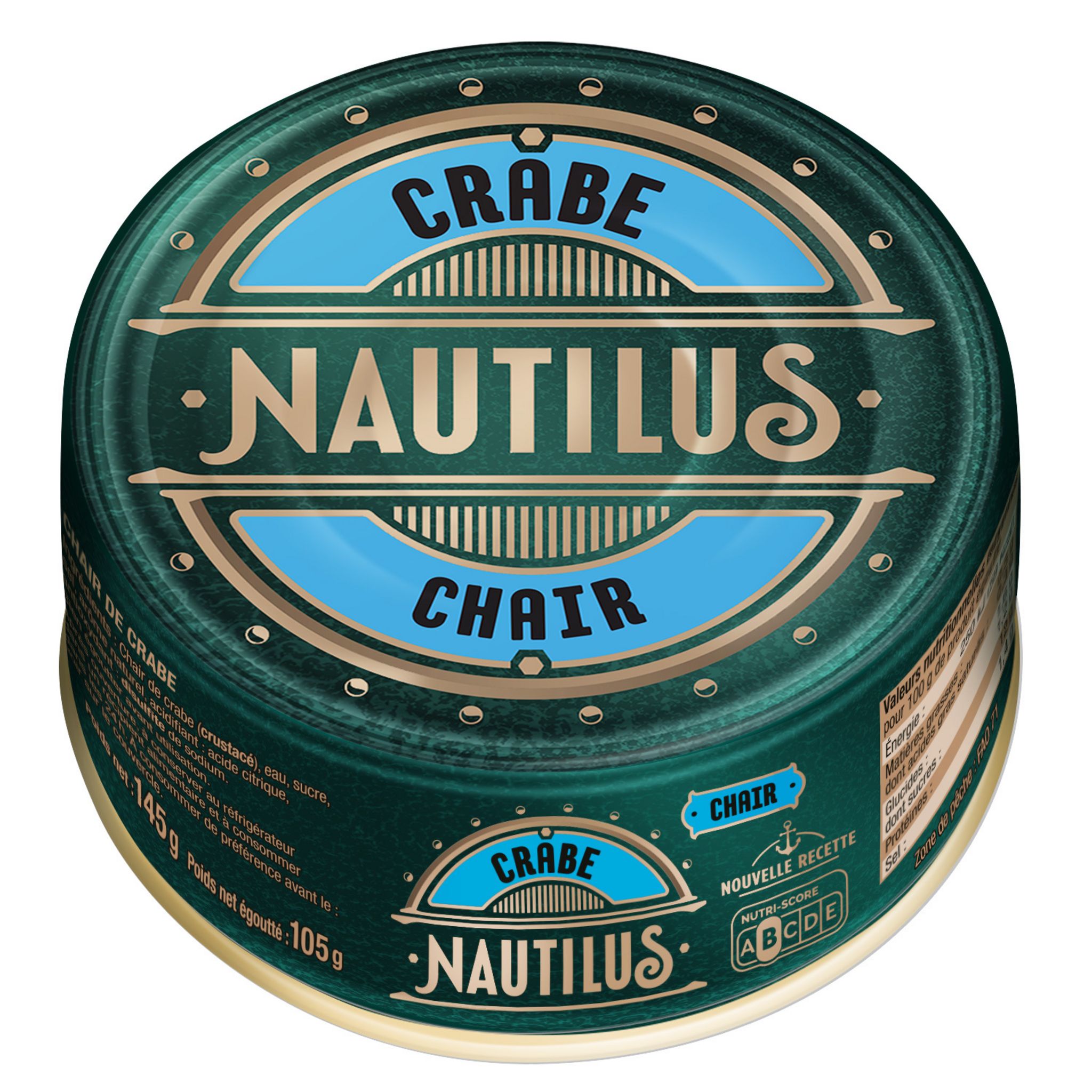 CHATKA Crabes des neiges de l'Alaska et de l'antarctique 180g pas cher 