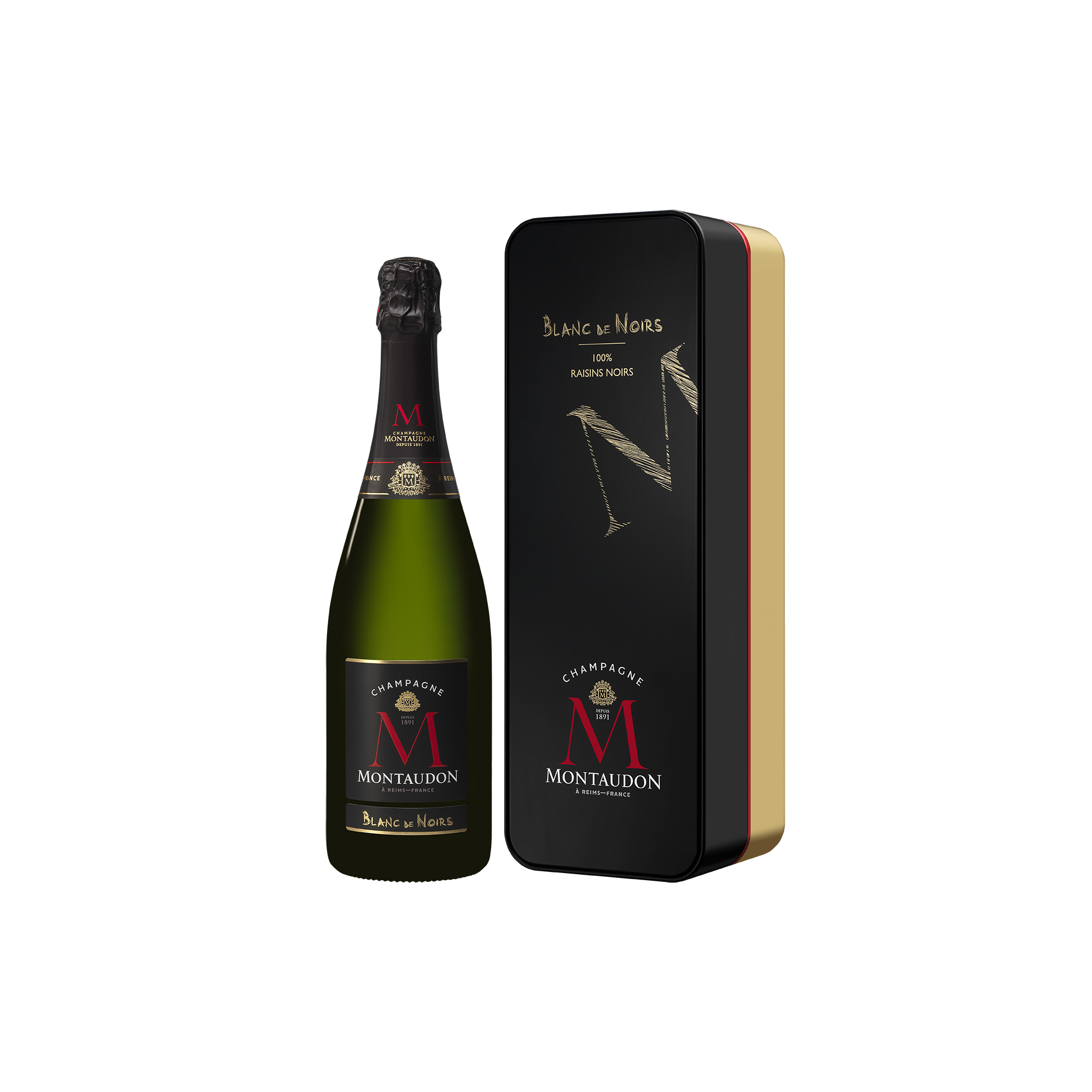 MONTAUDON AOP Champagne blanc de noirs 75cl pas cher Auchan.fr