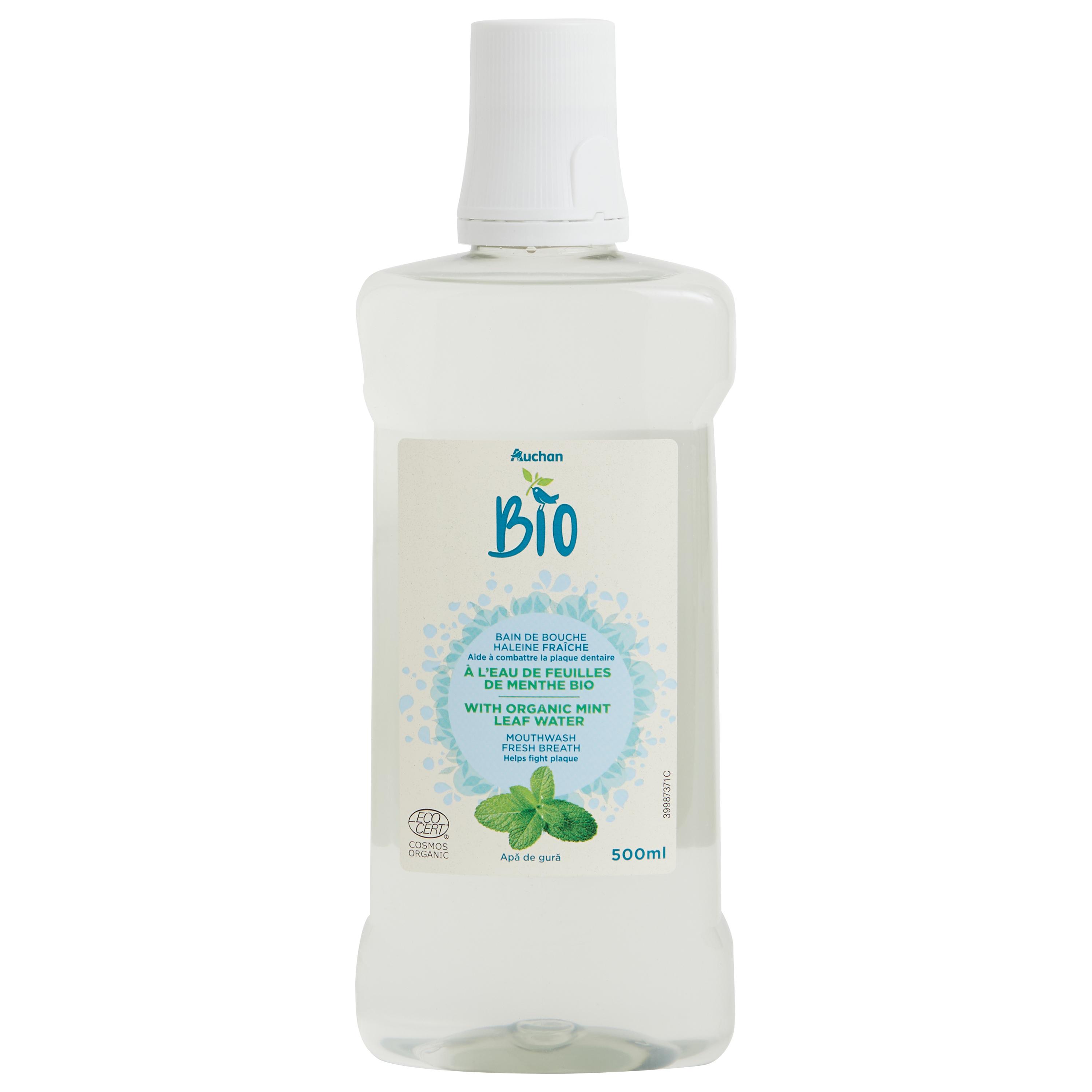 Bain de bouche Haleine fraîche, Sans alcool, Menthe douce, 473 ml