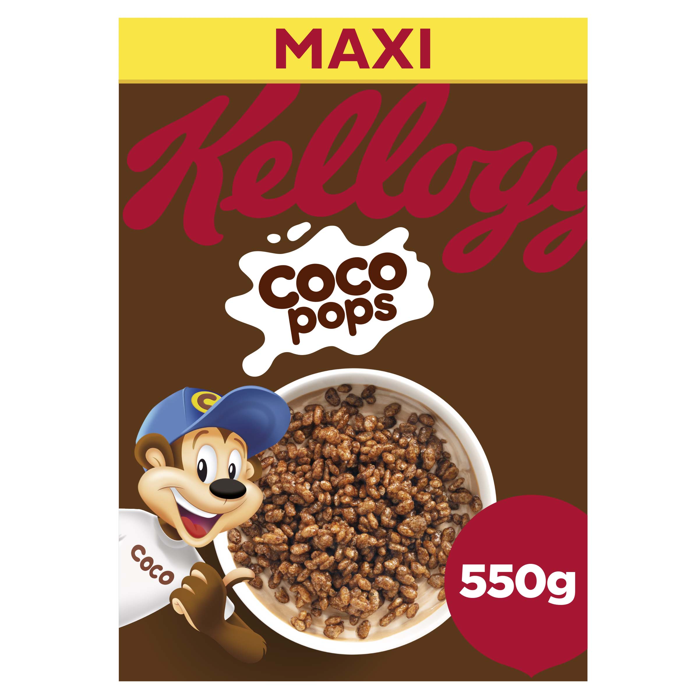 KELLOGG'S Coco Pops original Céréales au chocolat maxi format