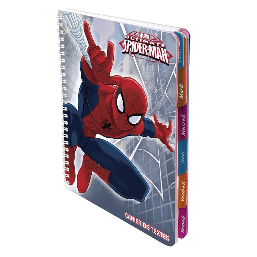 Spiderman Cahier de textes