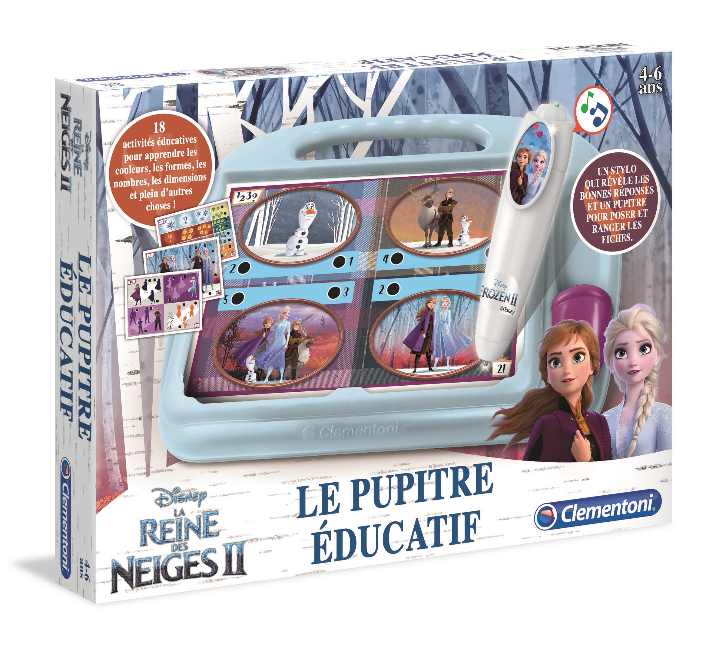 Le pupitre éducatif, la reine des neiges - CLEMENTONi