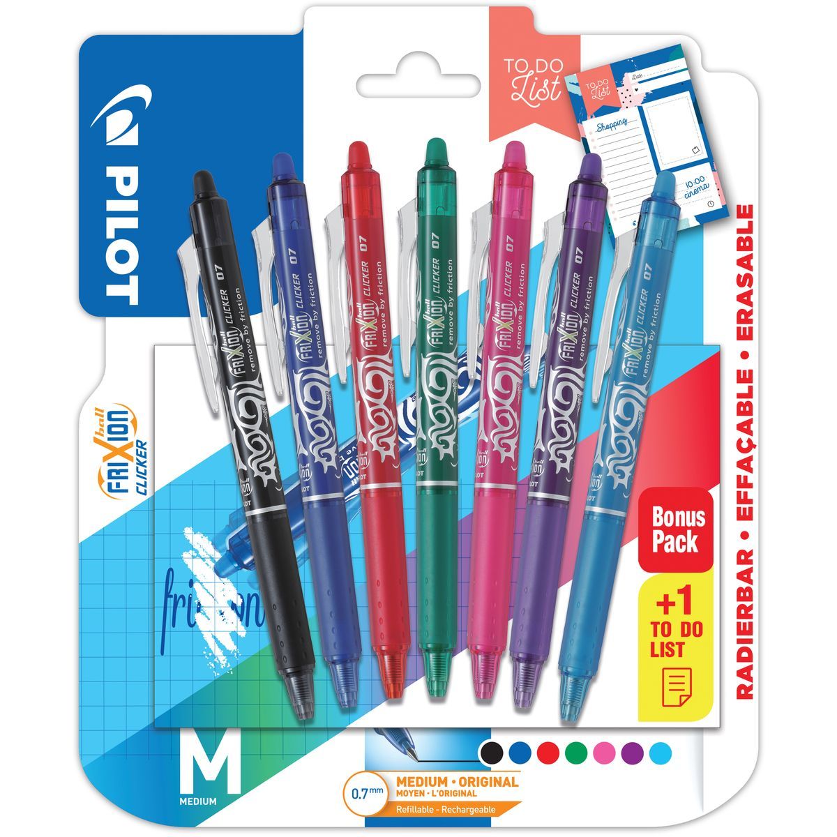 Lot de stylos multicolore Bic et Pilot - Pilot