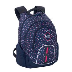 BODYPACK Sac dos 3 compartiments fille City bleu et rose pas