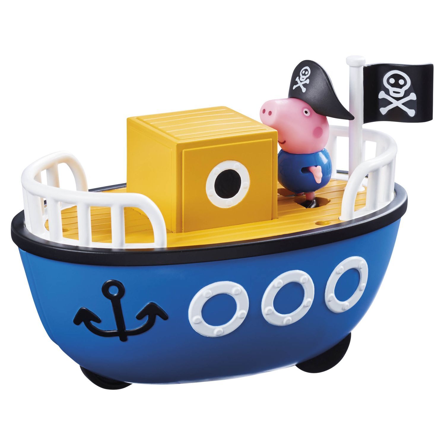 GIOCHI PREZIOSI Peppa Pig Bateau en bois avec 1 personnage pas cher 